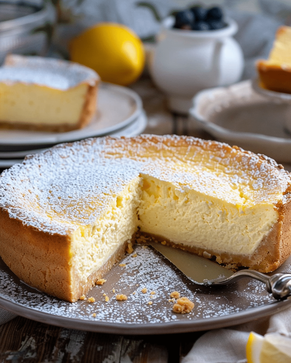 Traditional Käsekuchen (German Cheesecake)