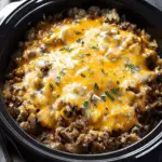 Crock‑Pot Ground Beef and Hash Brown Dinner