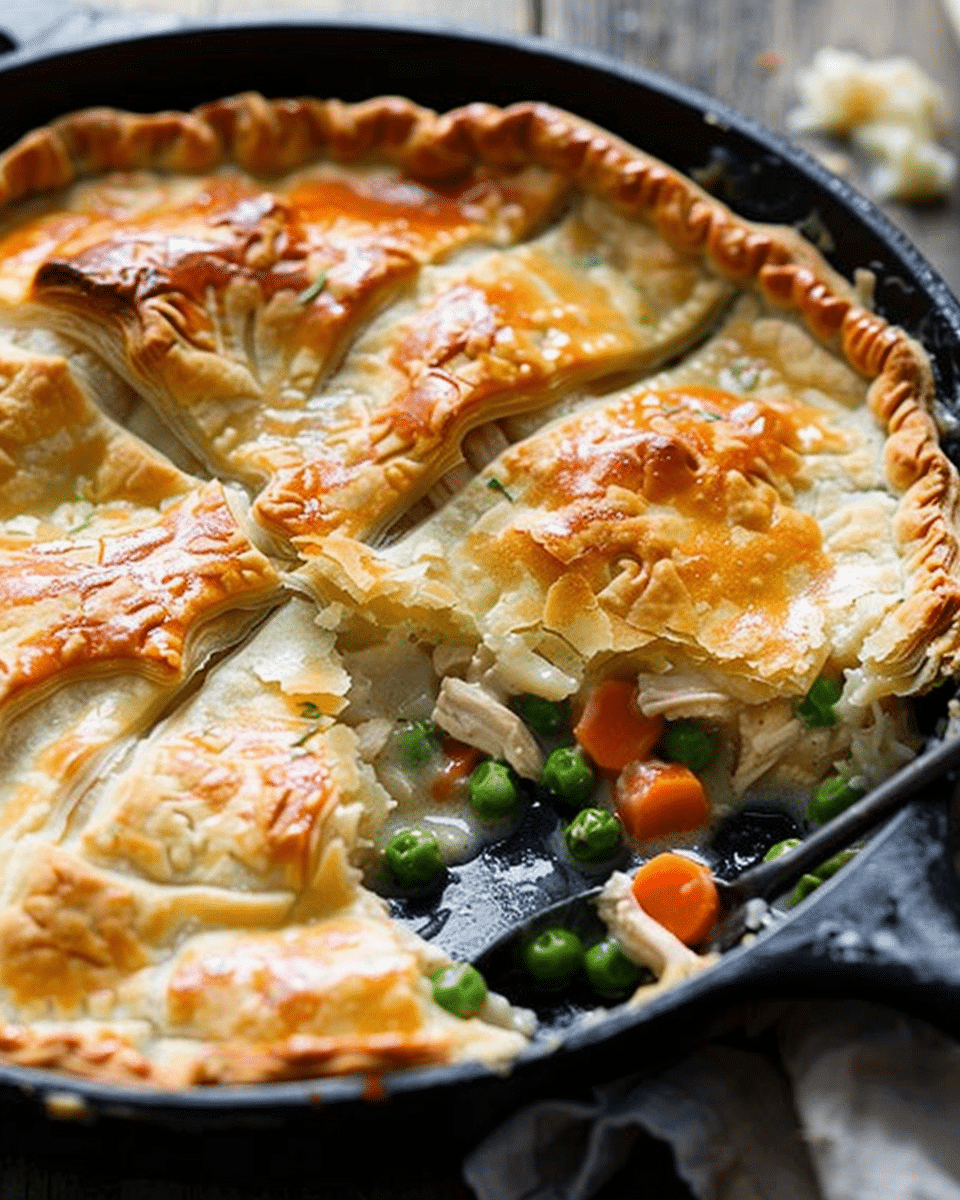 Skillet Chicken Pot Pie