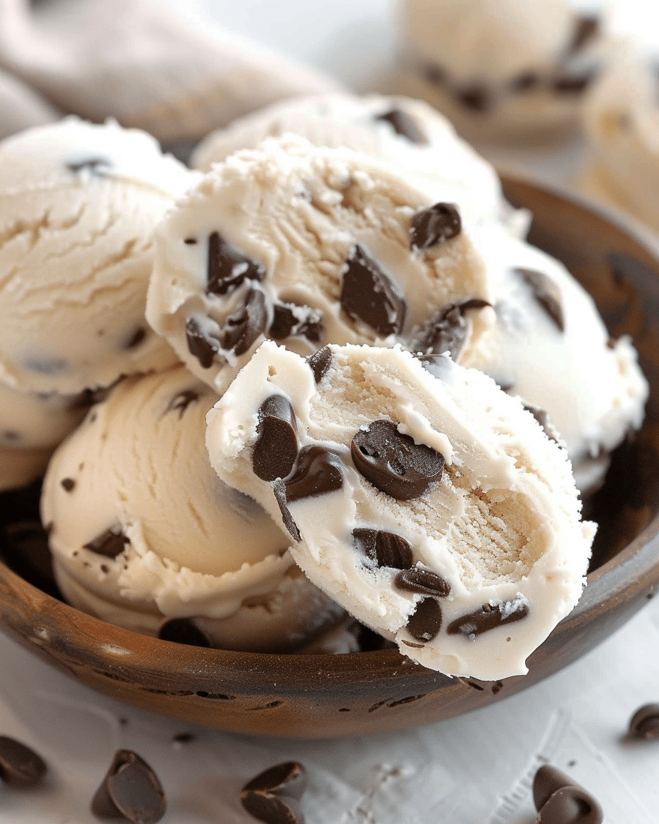 Cookie Dough Frozen Yogurt Bites