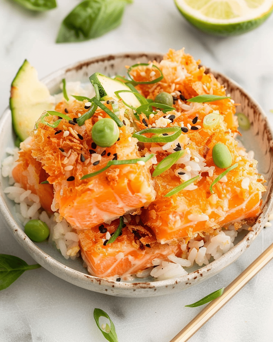 Salmon Crispy Rice
