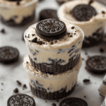 No‑Bake Cookies & Cream Cheesecake Cups