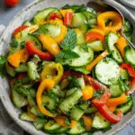 Cucumber Sweet Pepper Salad