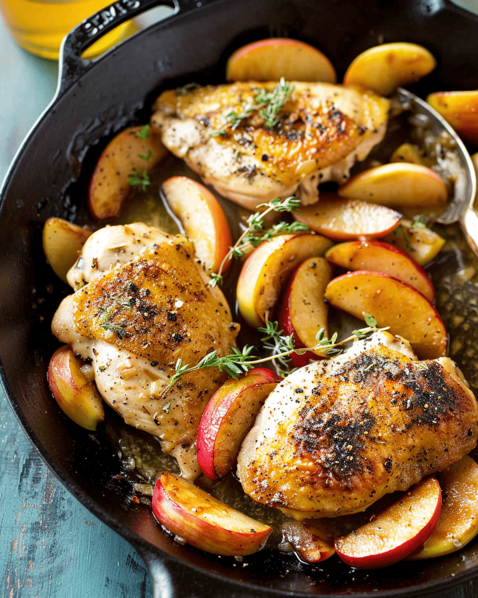 Skillet Apple Cider Chicken