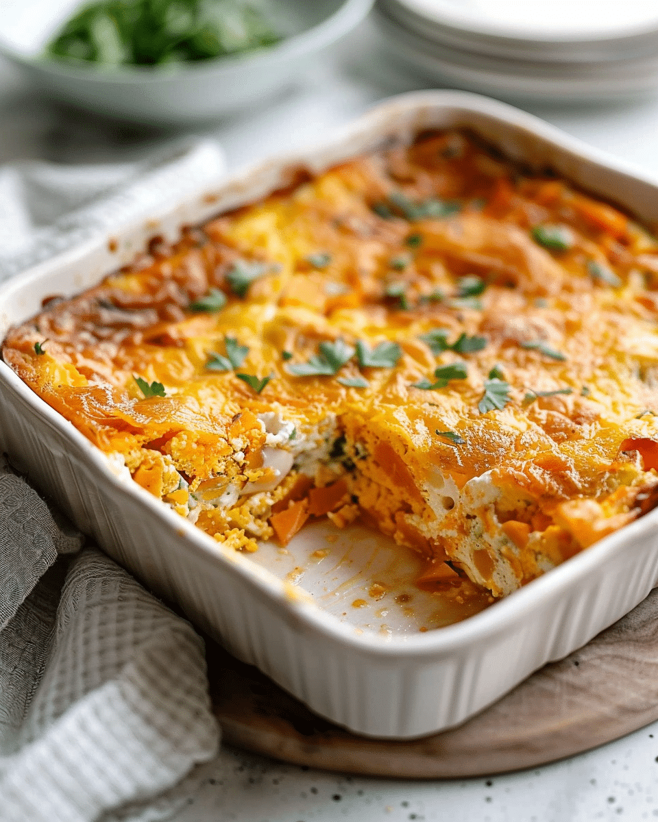 Easy Sweet Potato Egg Casserole