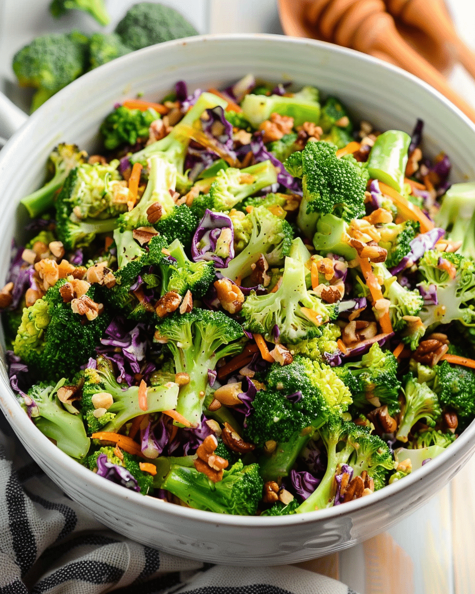 Broccoli Salad with Honey Dijon Dressing
