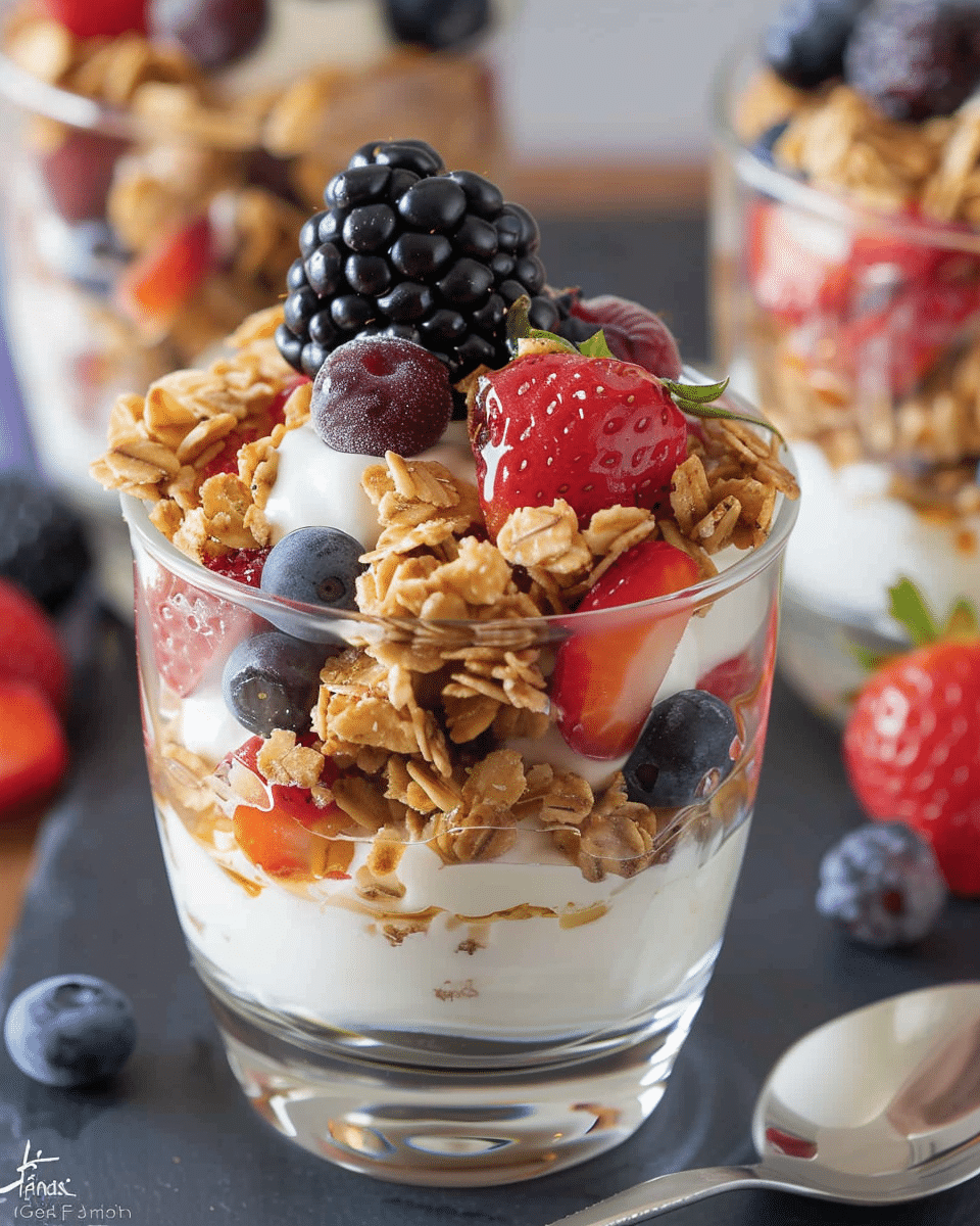 Fruit and Yogurt Parfaits