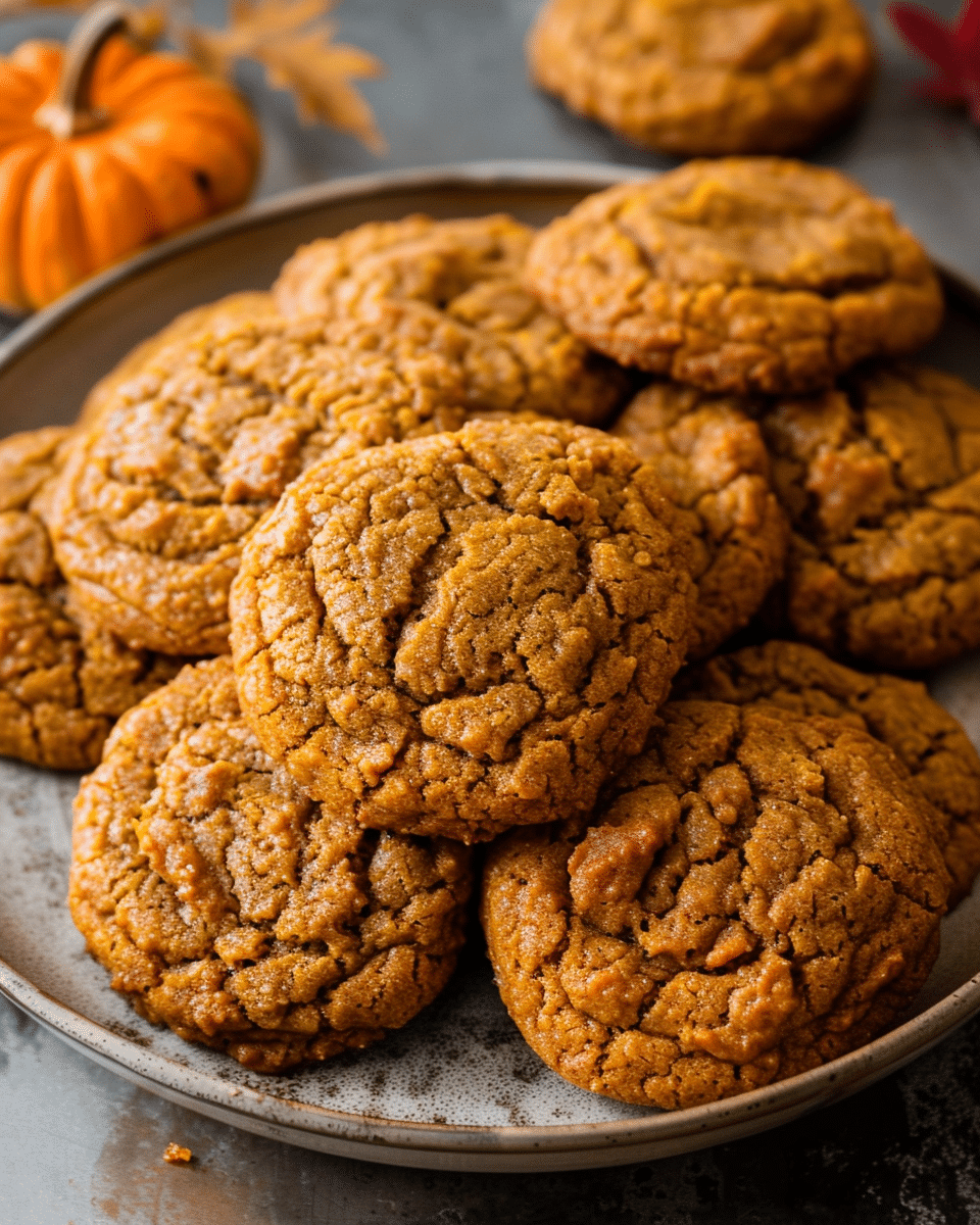 Chewy Maple Pumpkin Cookies