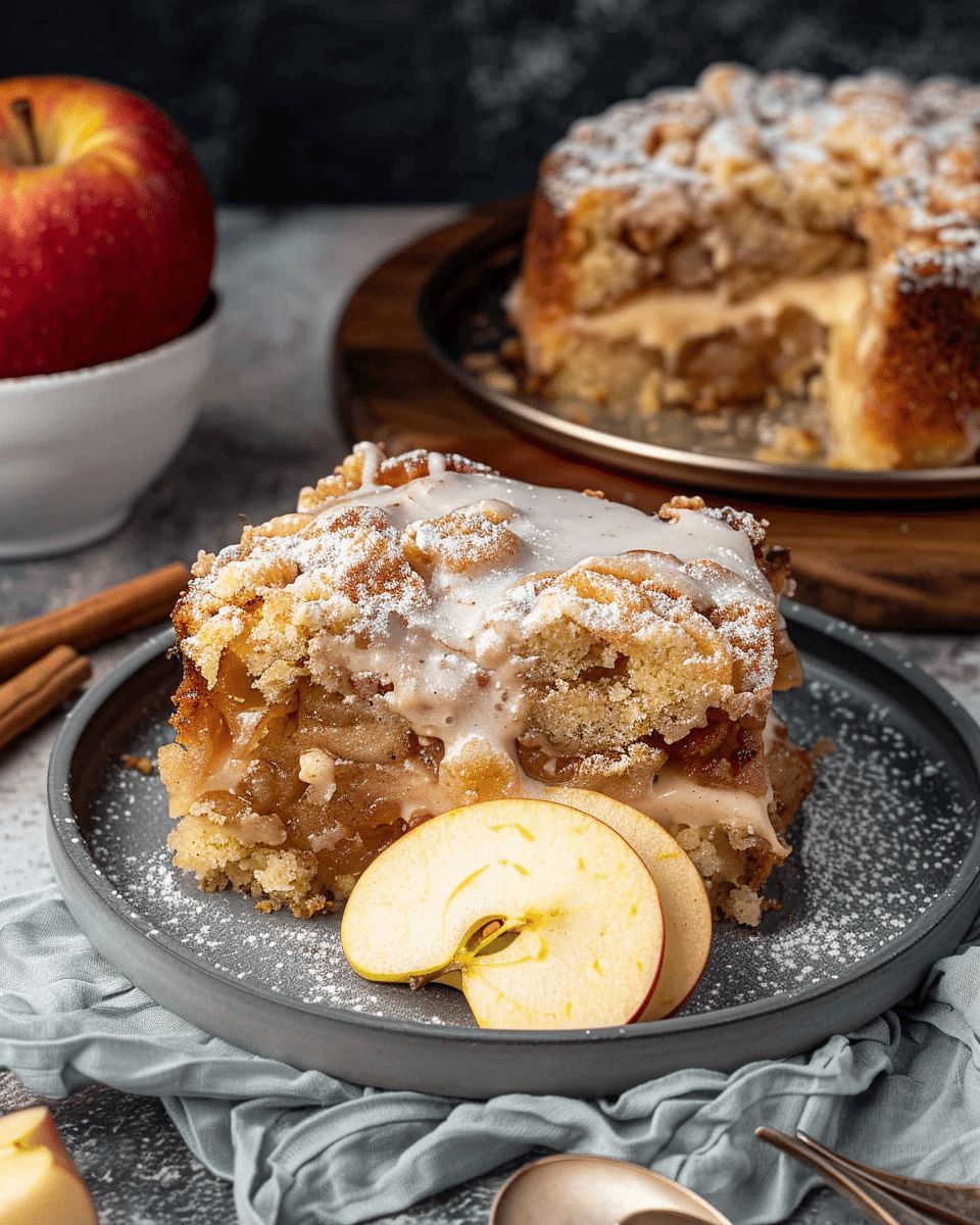 Irresistible Apple Fritter Cake