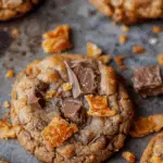 Chewy Peanut Butter Butterfinger Cookies