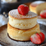 Fluffy Japanese Soufflé Pancakes