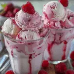Summer Raspberry Cheesecake Ice Cream