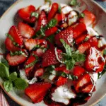 Balsamic Strawberry Caprese