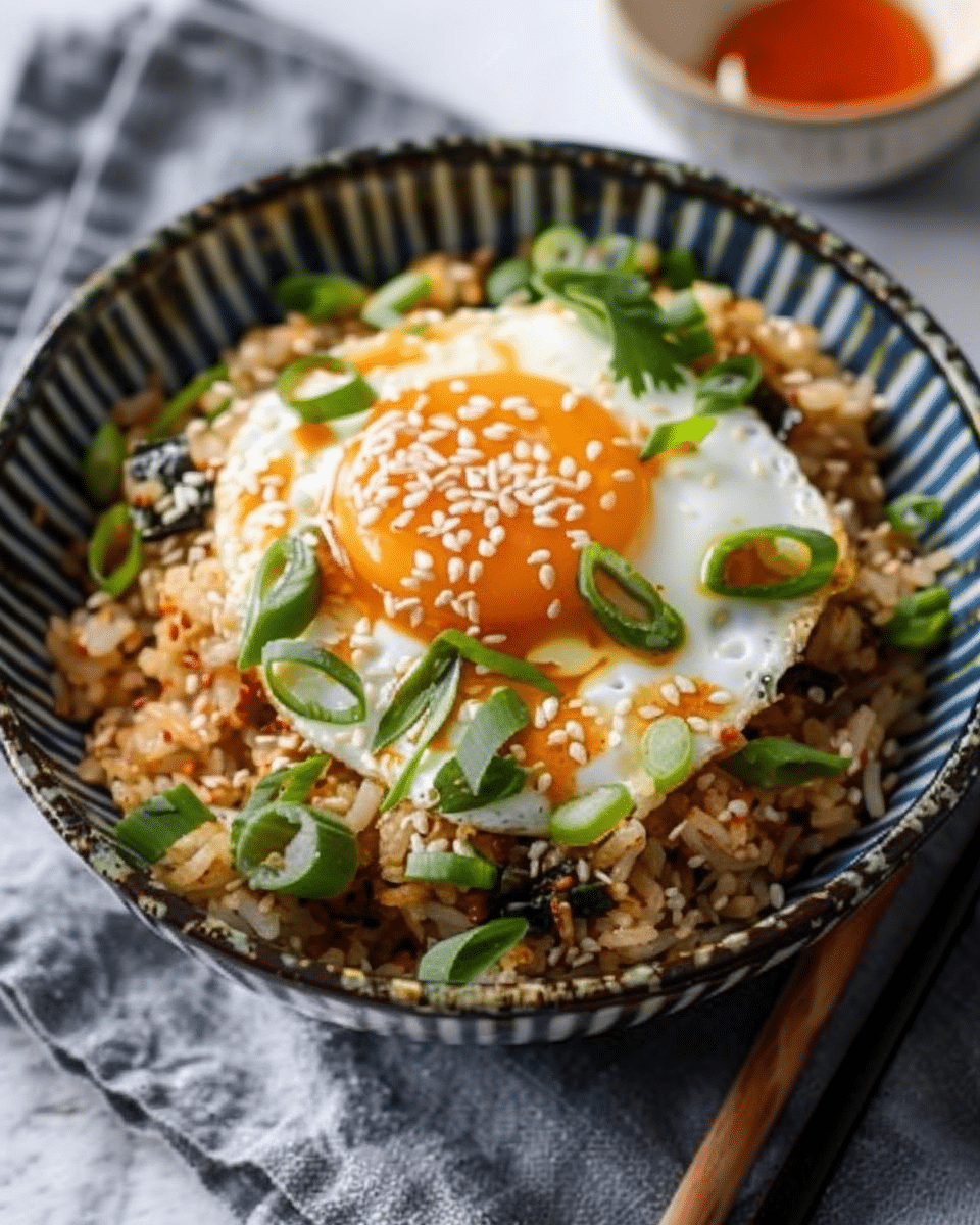 Easy Gyeran Bap – Korean Egg Rice