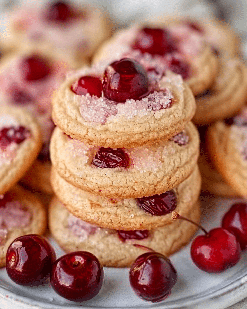 Cherry Almond Amish Sugar Cookies