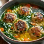 Italian Wedding Soup with Parmesan Meatballs