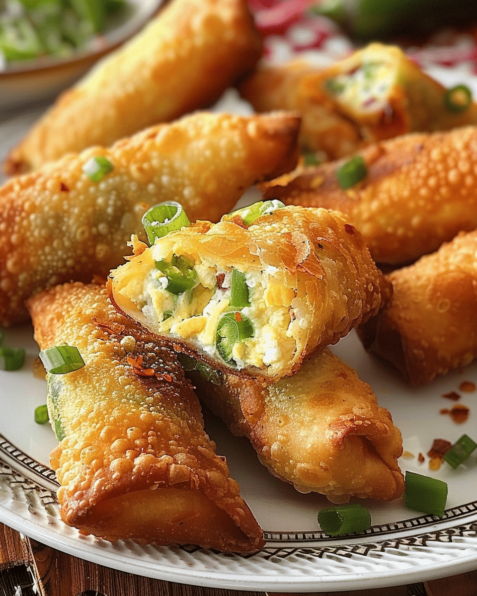 Jalapeño Popper Egg Rolls