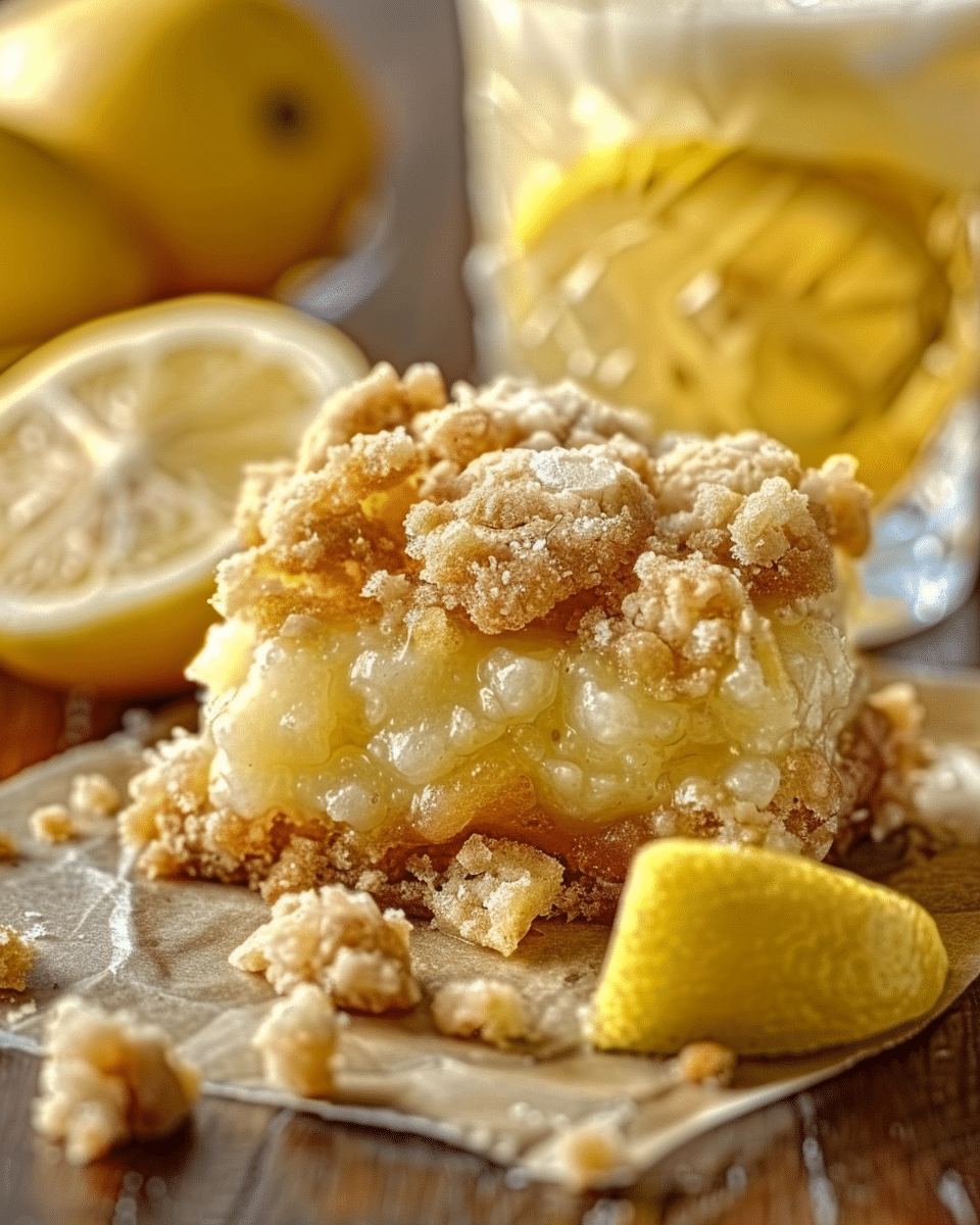 Sugar Cookie Lemonade Crumble