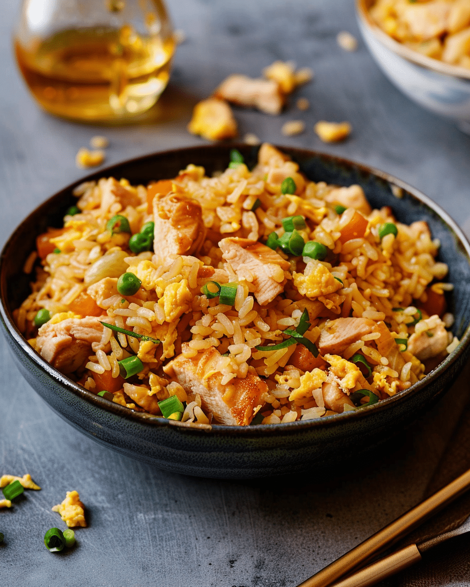Hibachi‑Style Chicken Fried Rice