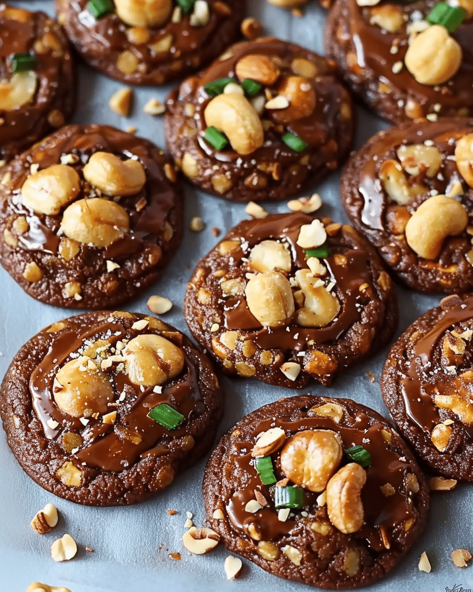 Chocolate Hazelnut Crunch Cookies