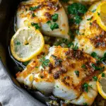 Baked Cod with Lemon and Garlic