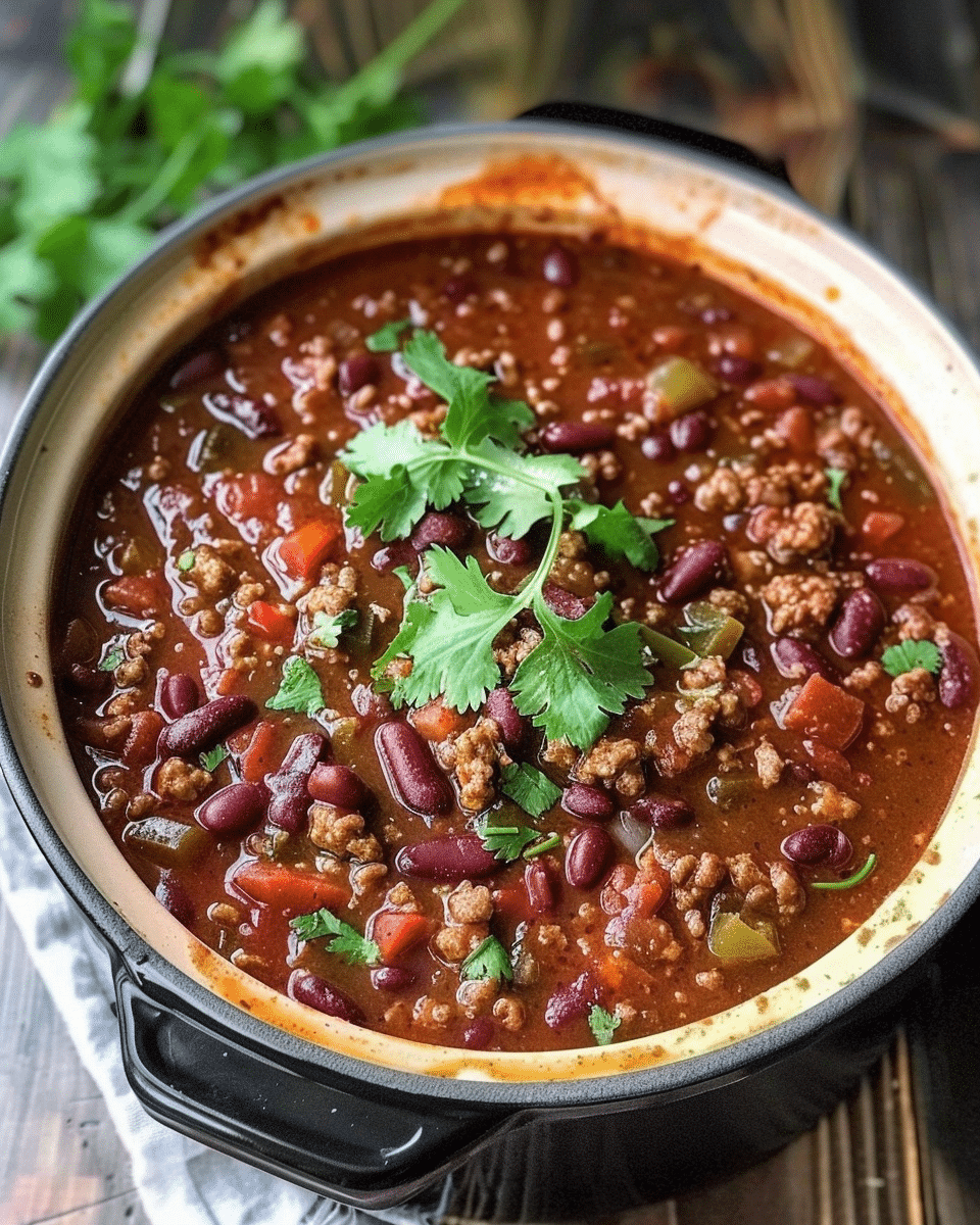 The Easiest Crock Pot Chili