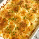 Bust Roasted Garlic Potatoes au Gratin