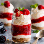 No‑Bake Mini Cheesecakes (Cheesecake Jars!)