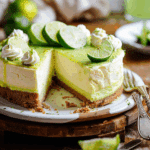 Key Lime Cheesecake with Lime Curd