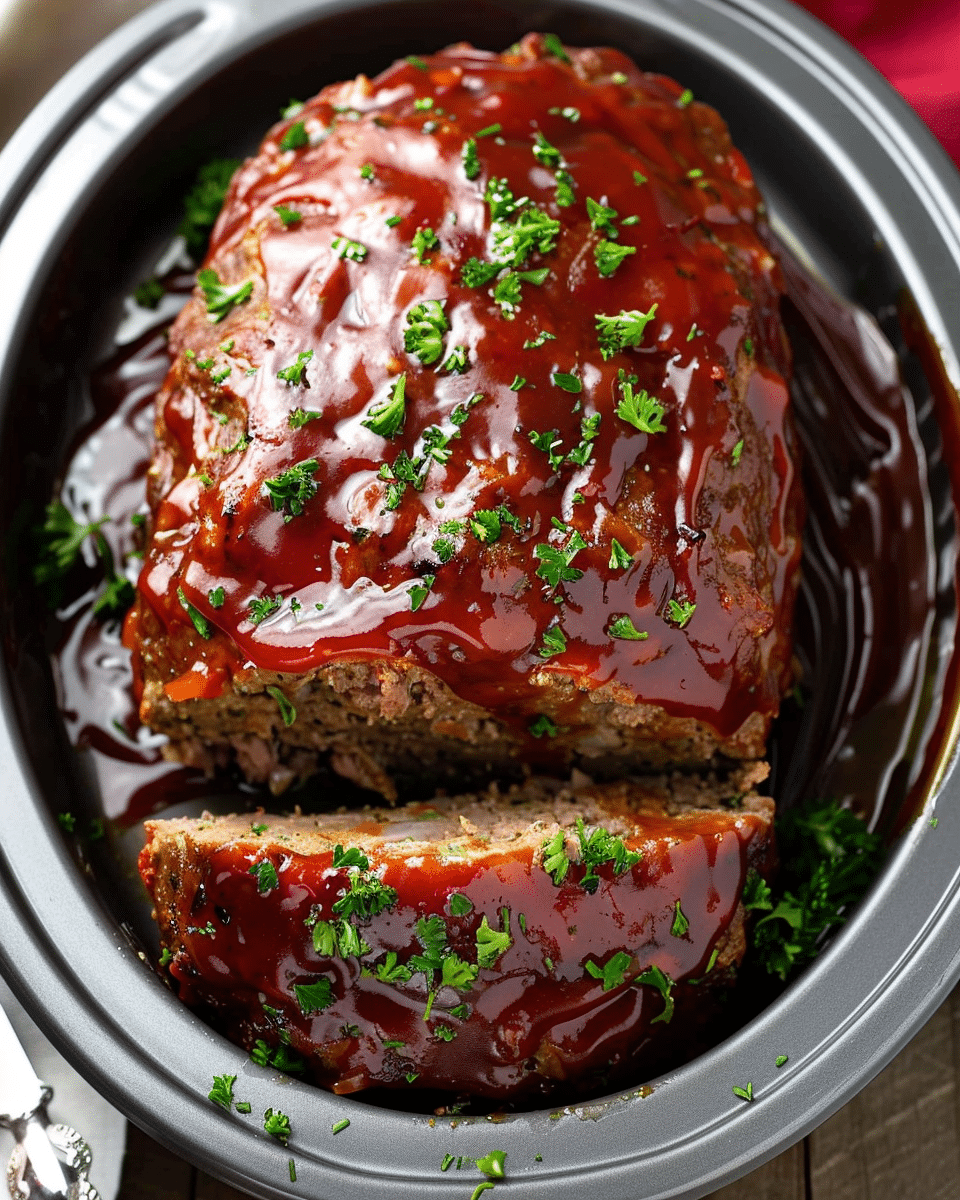 Crock‑Pot Meatloaf