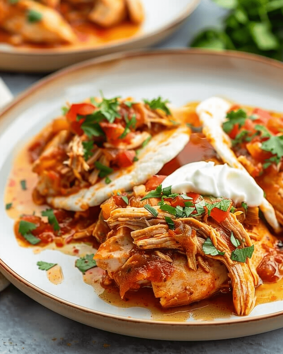 Crockpot Salsa Chicken