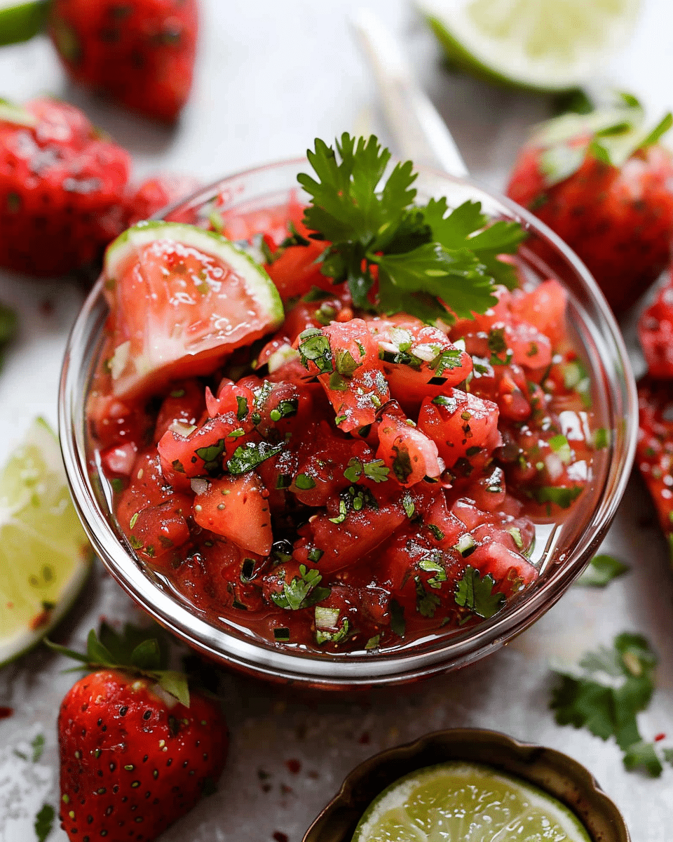 Blender Strawberry Salsa