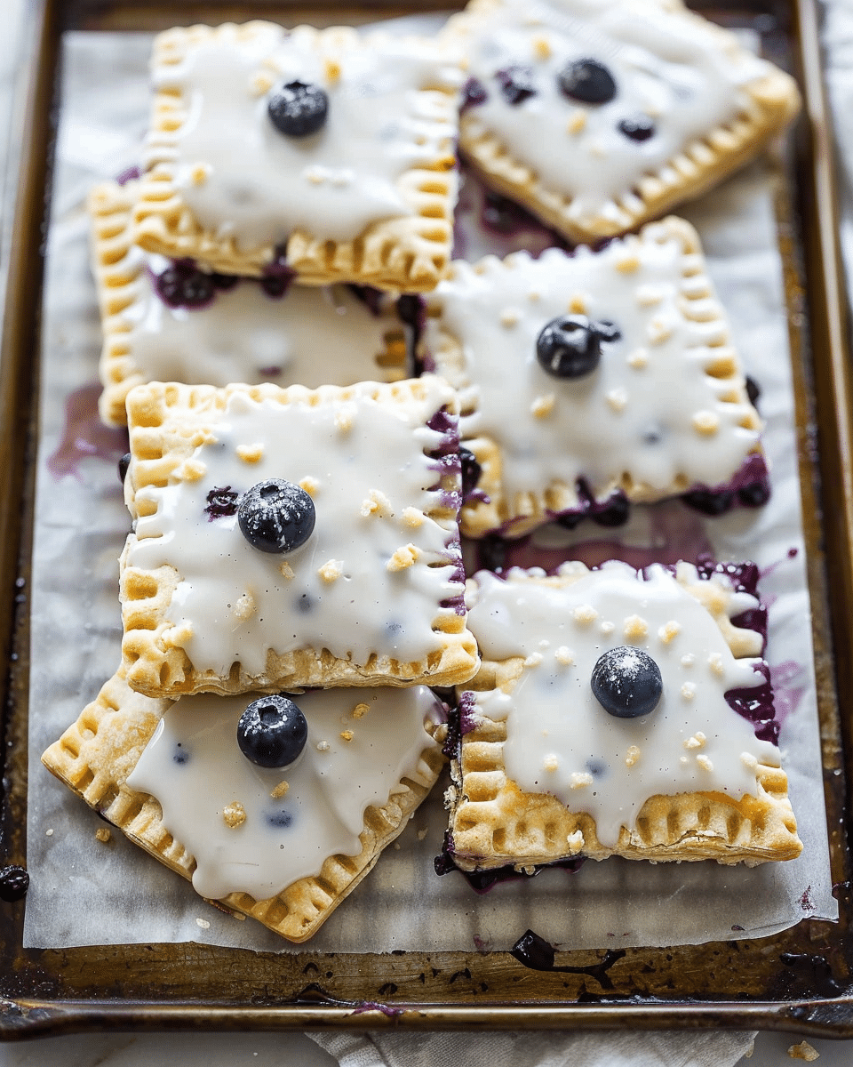 Homemade Blueberry Pop Tarts