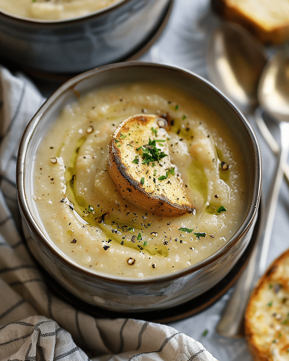 Creamy Roasted Parsnip Soup