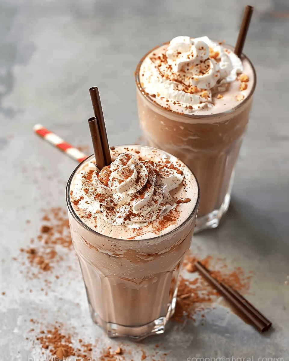 Peanut Butter Chocolate Milkshake