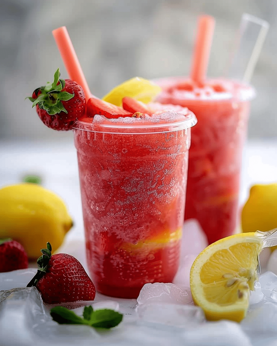 Frozen Strawberry Lemonade