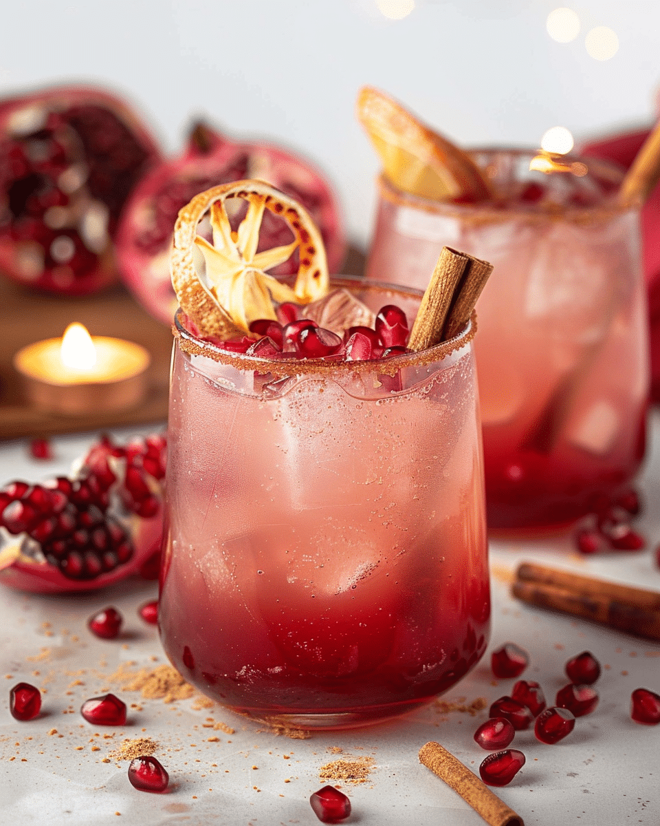 Pomegranate Cinnamon Mocktail