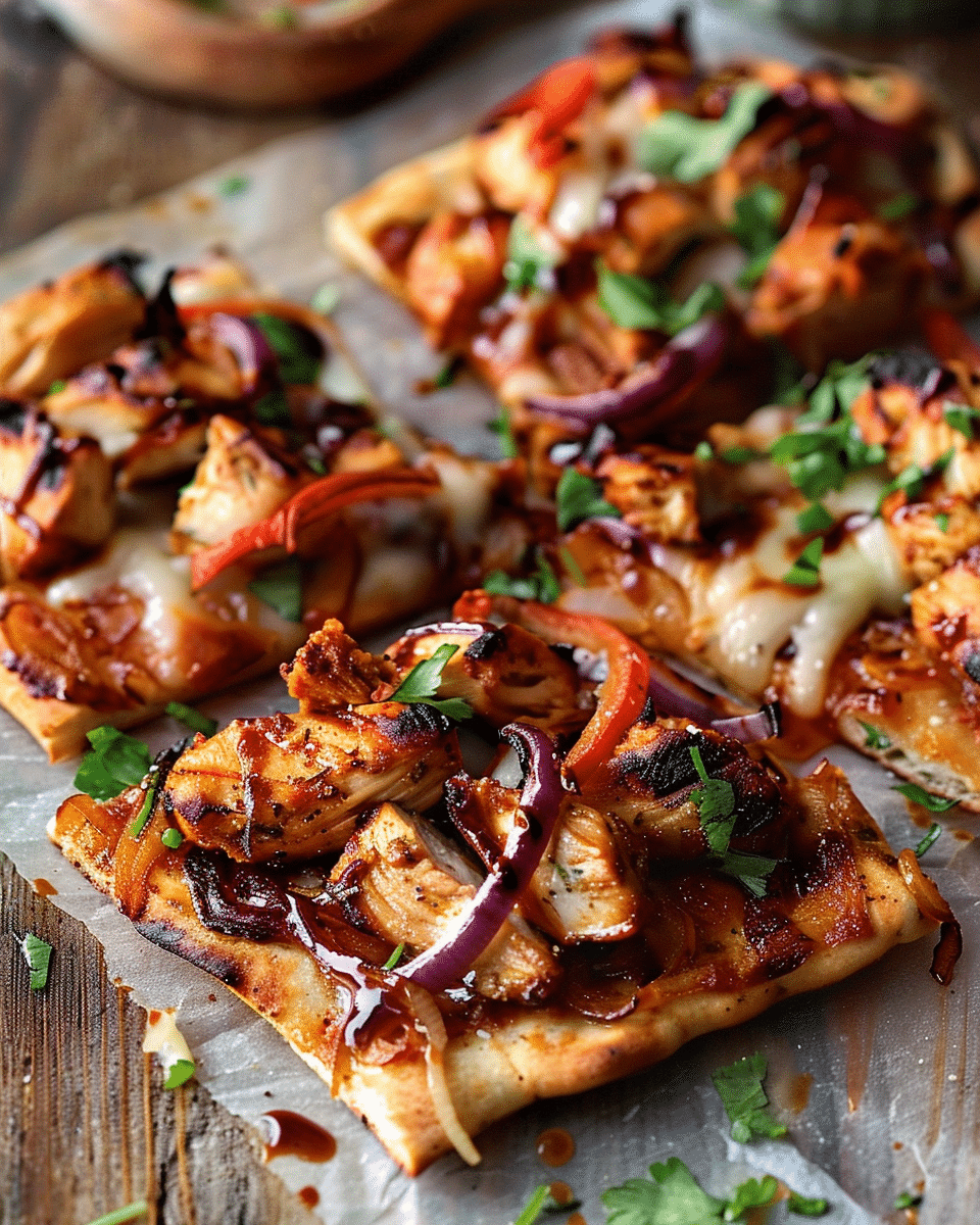 BBQ Chicken Flatbreads