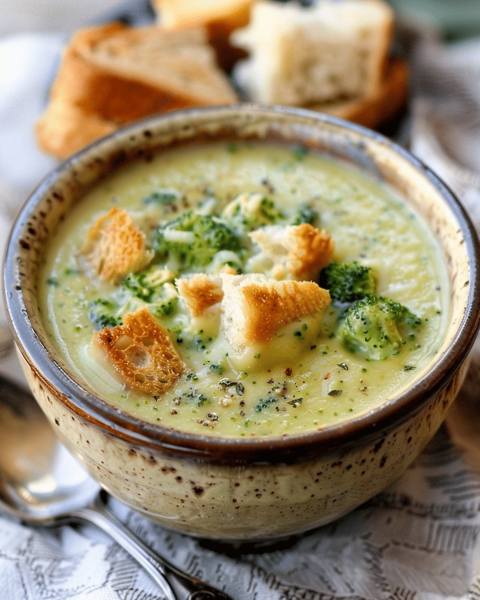 Creamy Broccoli Cheddar Soup