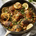 One‑Pan Lemon Chicken and Couscous