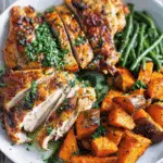 Sheet Pan Chicken and Sweet Potatoes