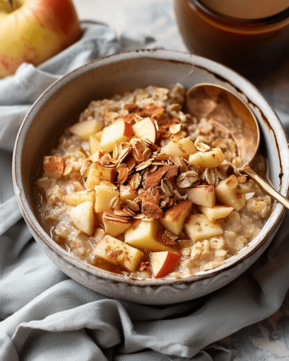 Apple Cinnamon Oatmeal