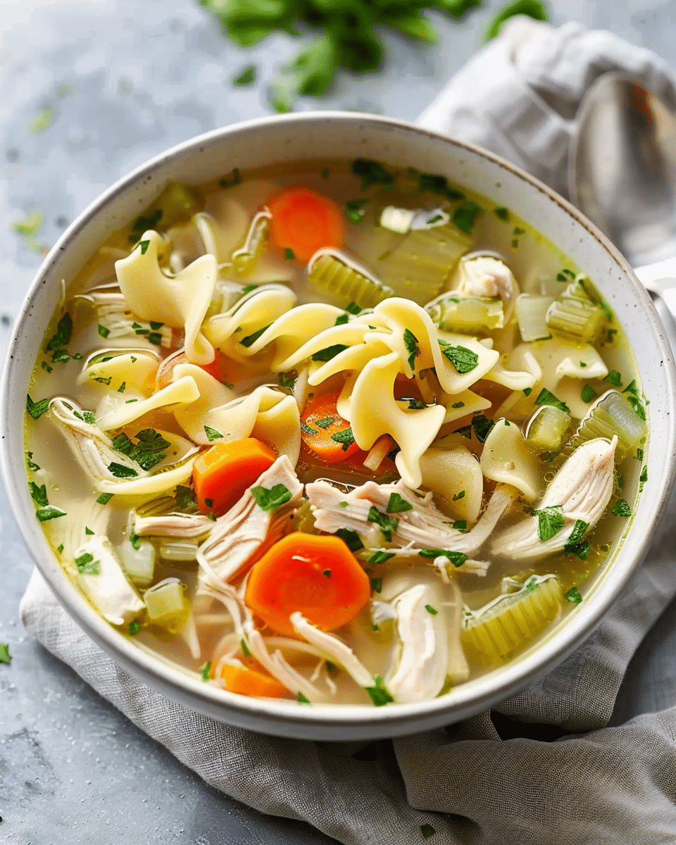 Homemade Chicken Noodle Soup