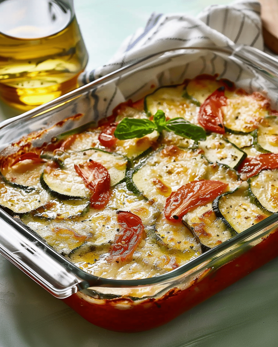 Zucchini e Pomodori Gratinati