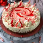 Candy Cane Cheesecake