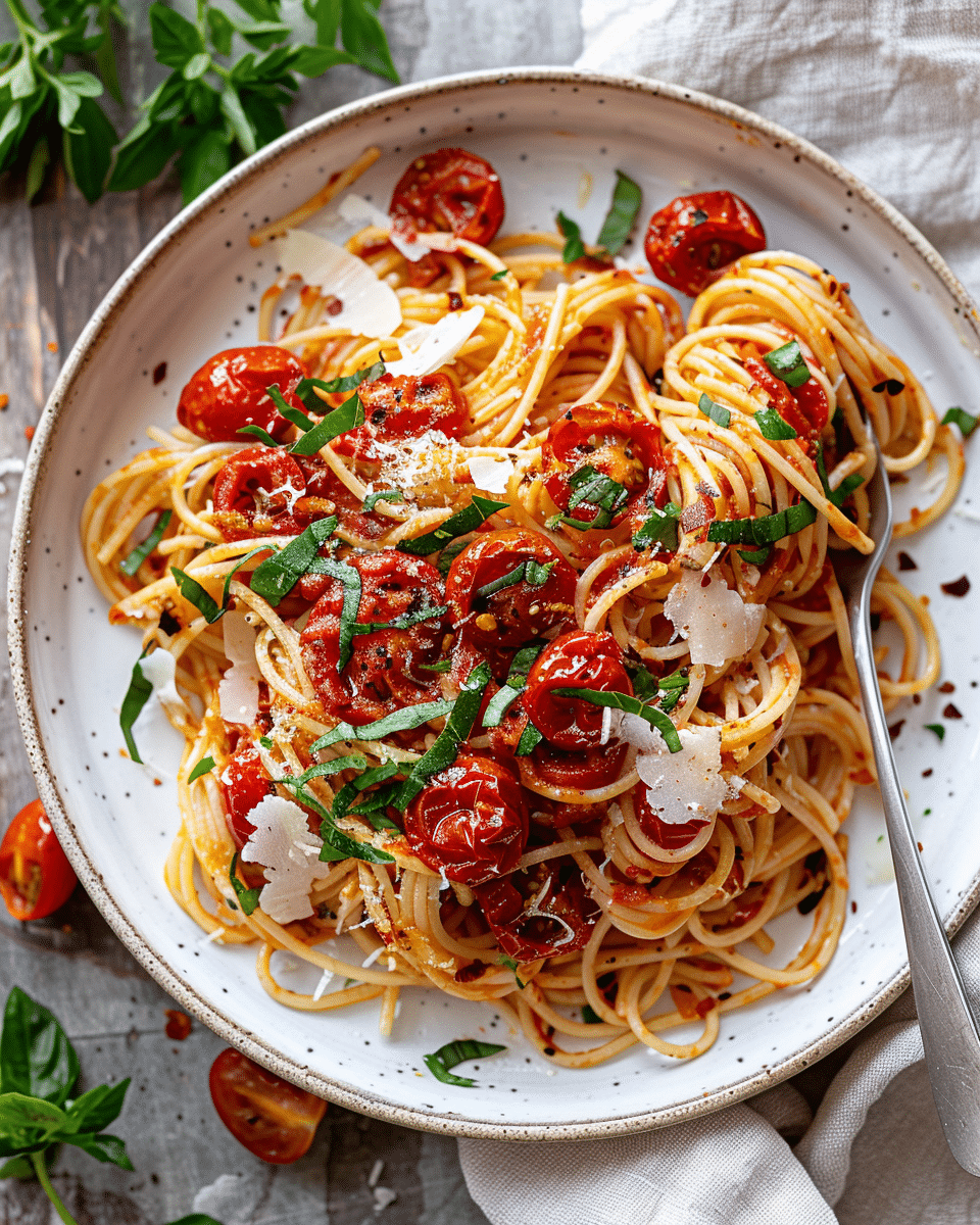 Roasted Tomato Sauce Pasta