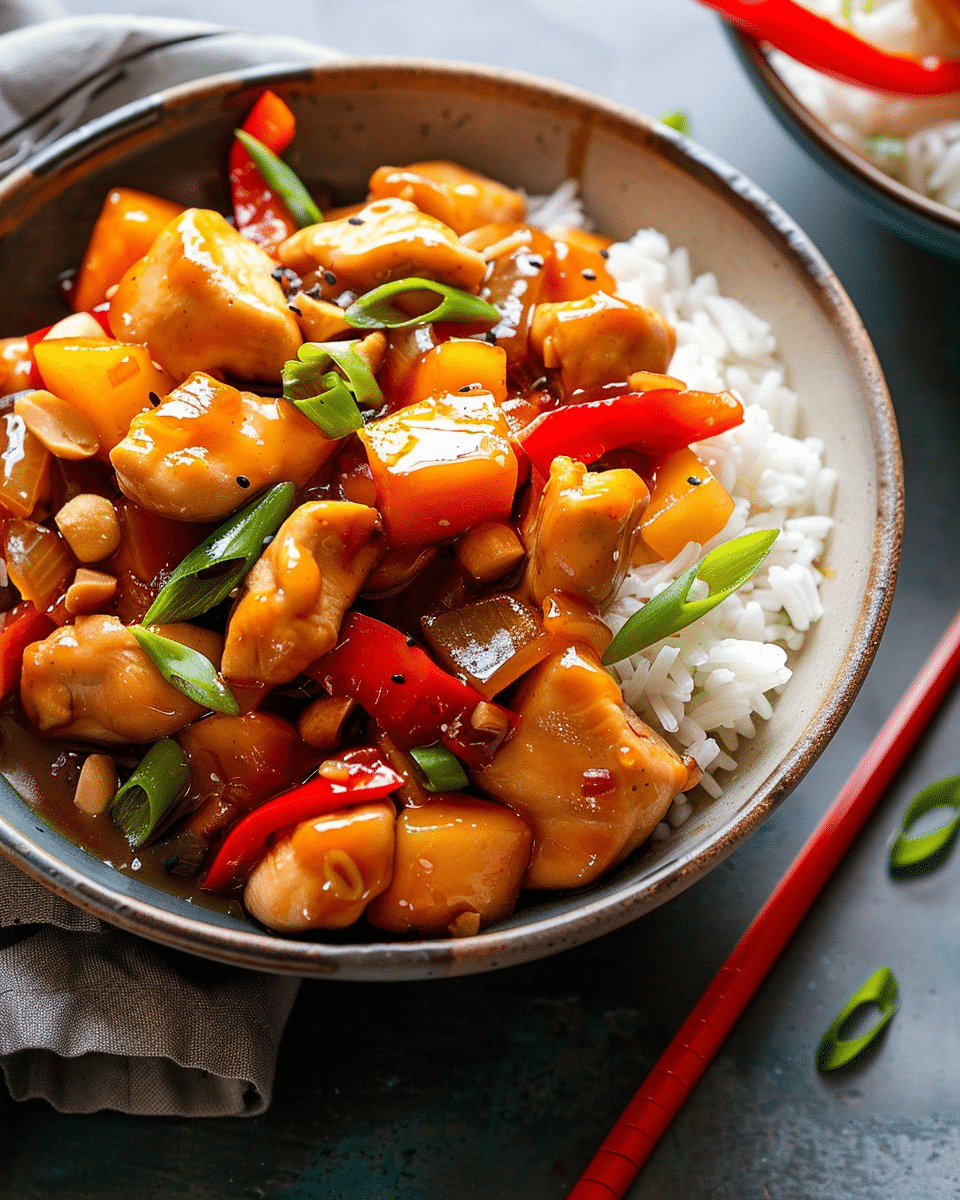 Sweet and Sour Thai Chicken Bowls