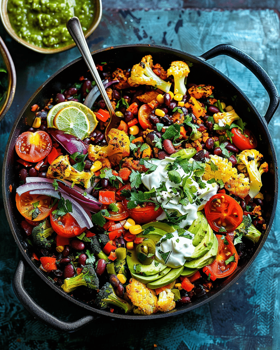 Tex‑Mex 5‑a‑day Veggie Feast