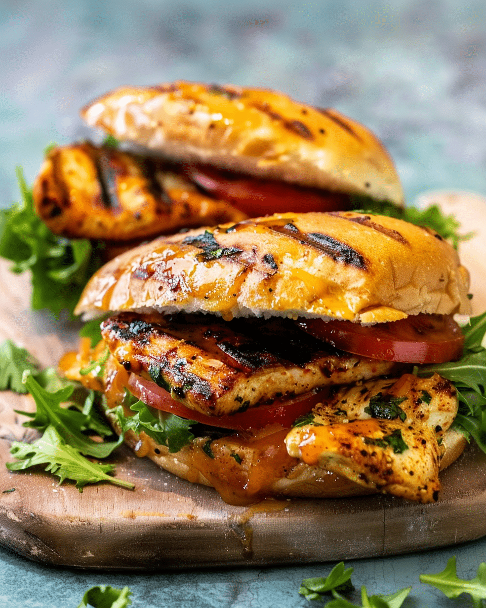 Honey Mustard Grilled Chicken Sandwich