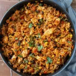 Chicken Taco Rice Skillet